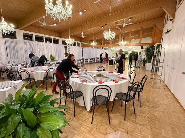 Vorbereitungen Chlausball 25