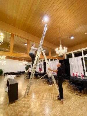 Chlausball Vorbereitungen