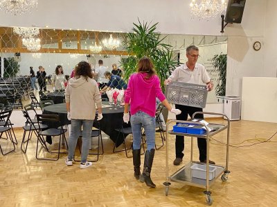 Chlausball Vorbereitungen