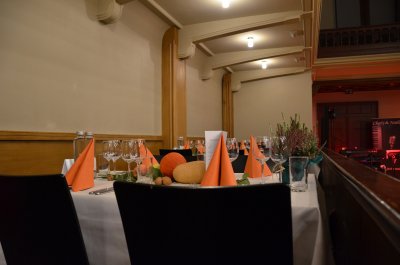 Herbstballdekoration bei Danceorama