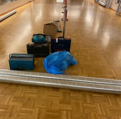 Raumluft Desinfektions System im Studio 4