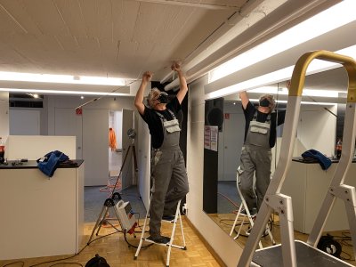Raumluft Desinfektions System im Studio 4