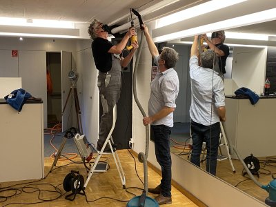 Raumluft Desinfektions System im Studio 4