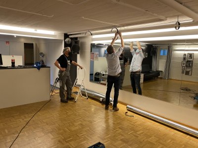 Raumluft Desinfektions System im Studio 4