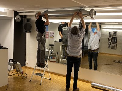 Raumluft Desinfektions System im Studio 4