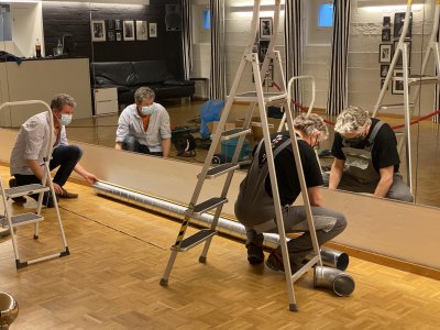 Raumluft Desinfektions System im Studio 4