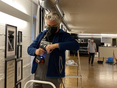 Raumluft Desinfektions System im Studio 4
