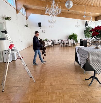 Vorbereitungen Chlausball 25